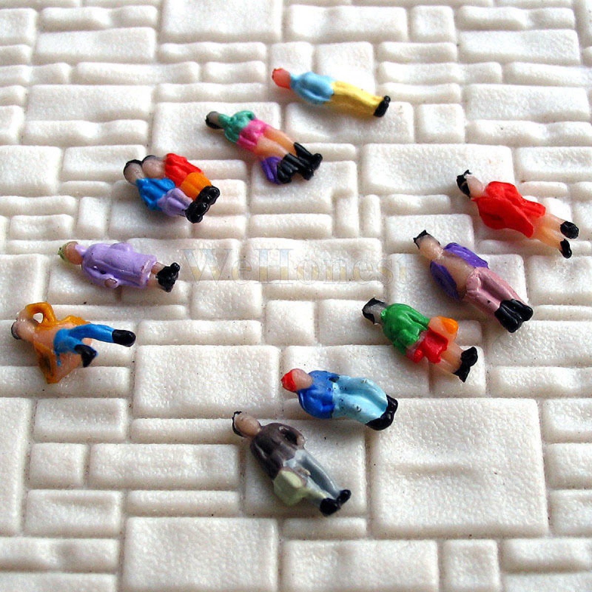 100 pcs Figures Z scale 1:220 Painted People passengers